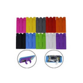 New Silicone Phone Wallet Pouch With Slap Stand (2 1/4"x3 3/4")